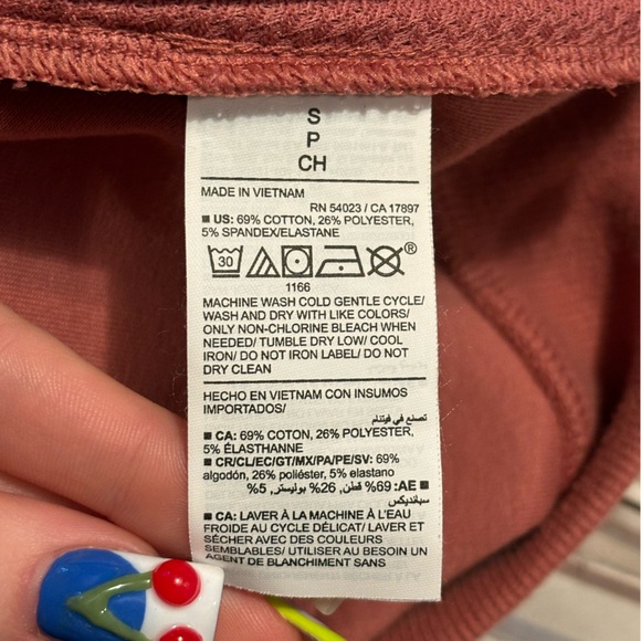 Long sleeve athletic zip up hoodie - Picture 5 of 5